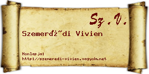 Szemerédi Vivien névjegykártya