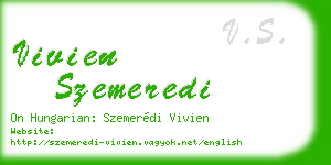vivien szemeredi business card